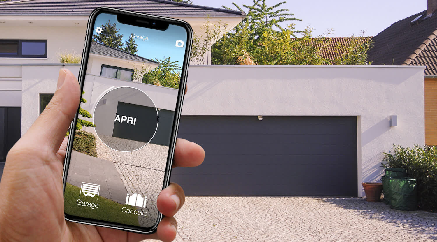 Aprire cancello senza telecomando con smartphone e 1Control SOLO