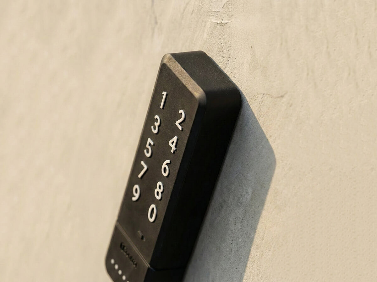 Coque en caoutchouc du clavier 1Control PAD conçue pour résister à l'extérieur et aux intempéries
