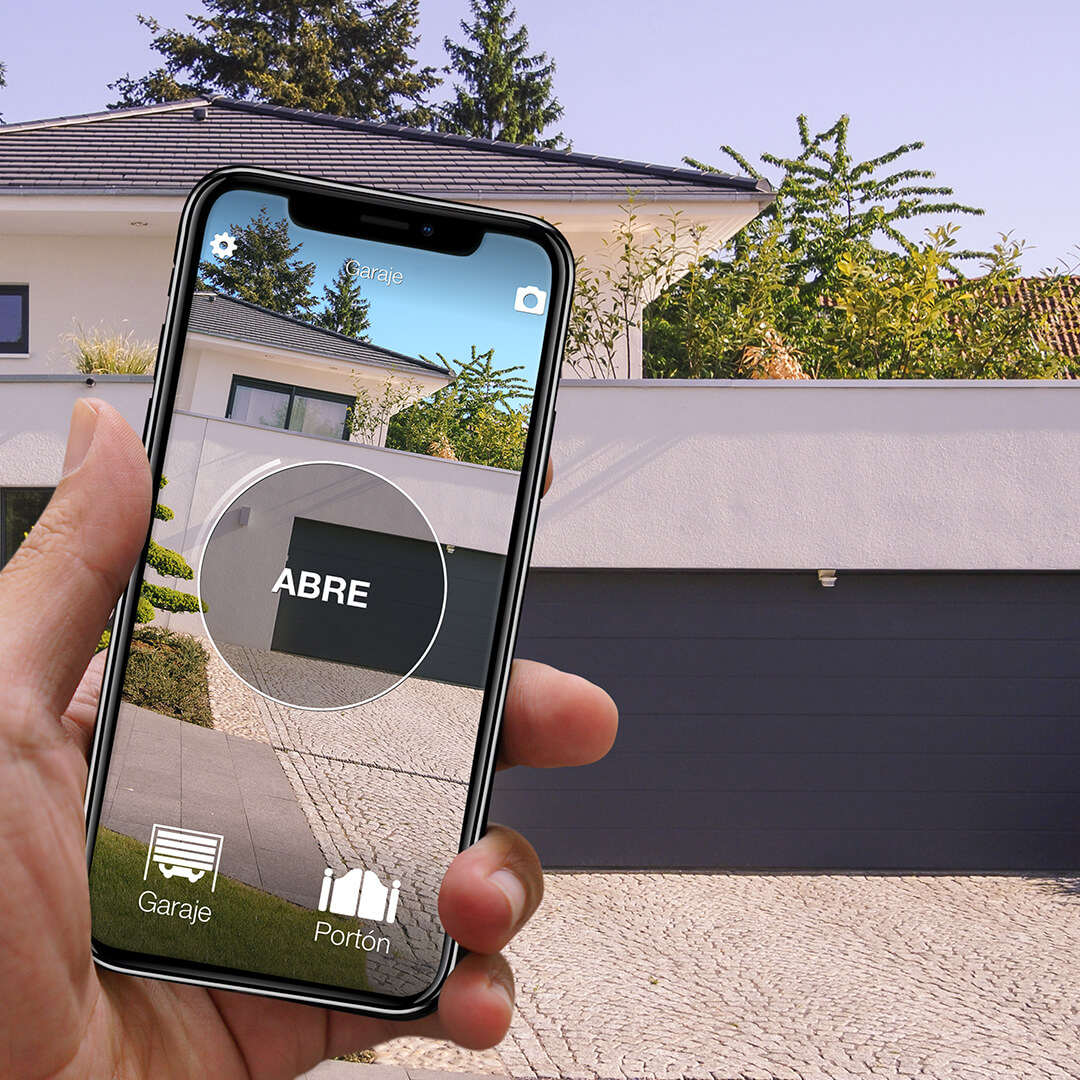 App 1Control para abrir la puerta del garaje desde el m&oacute;vil cuando el mando no funciona