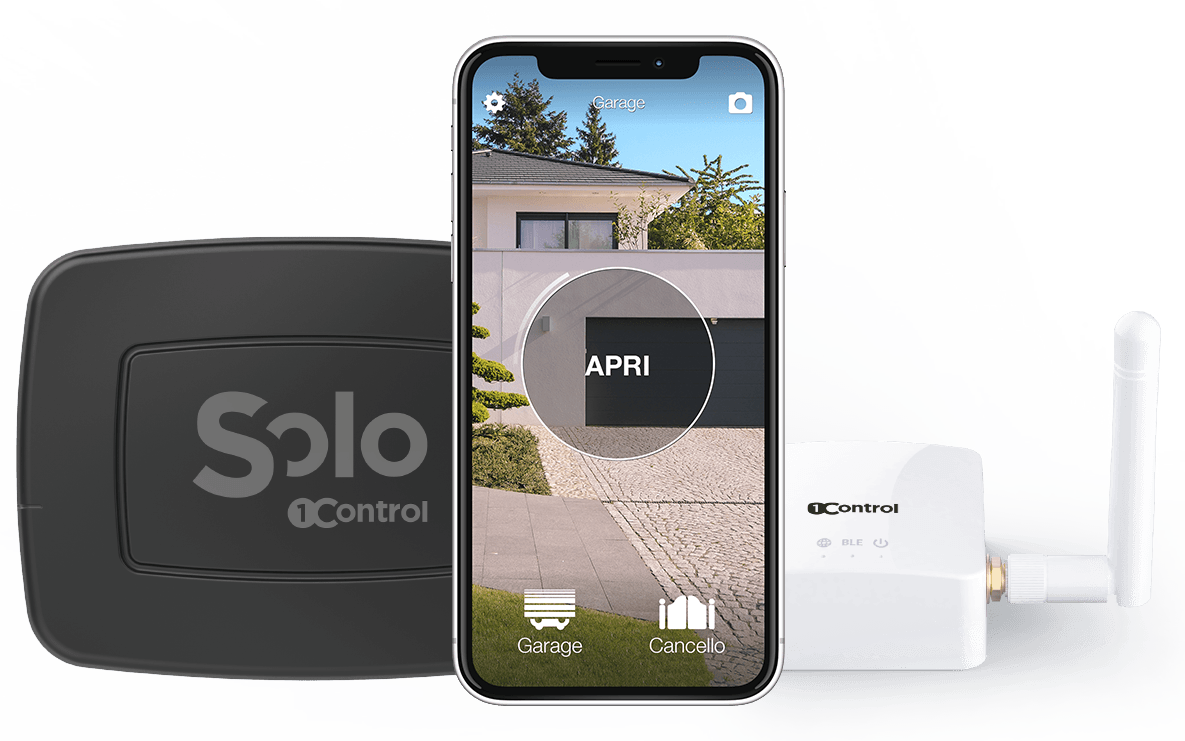 1Control SOLO und LINK: Garagentor &ouml;ffnen mit Handy plus WLAN-Br&uuml;cke f&uuml;r Fernzugriff