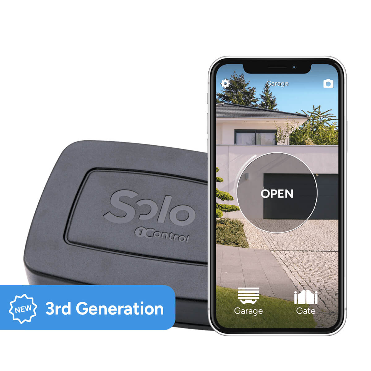 1Control SOLO Standard, abrepuertas inteligente Bluetooth Made in Italy
