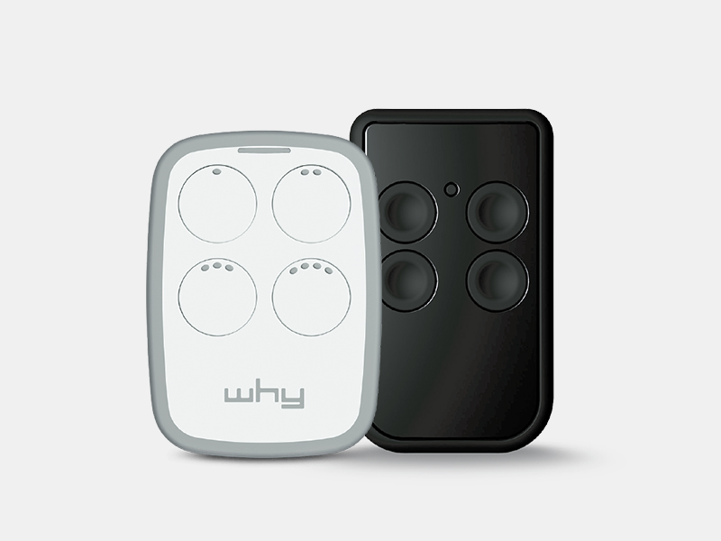 Compatibilidad de los mandos universales 1Control WHY y QZERO para cancela y garaje