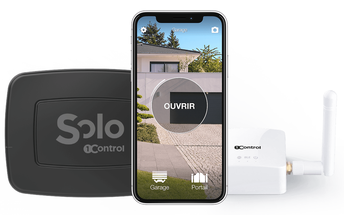 1Control SOLO et LINK pour ouvrir portail avec smartphone aussi &agrave; distance