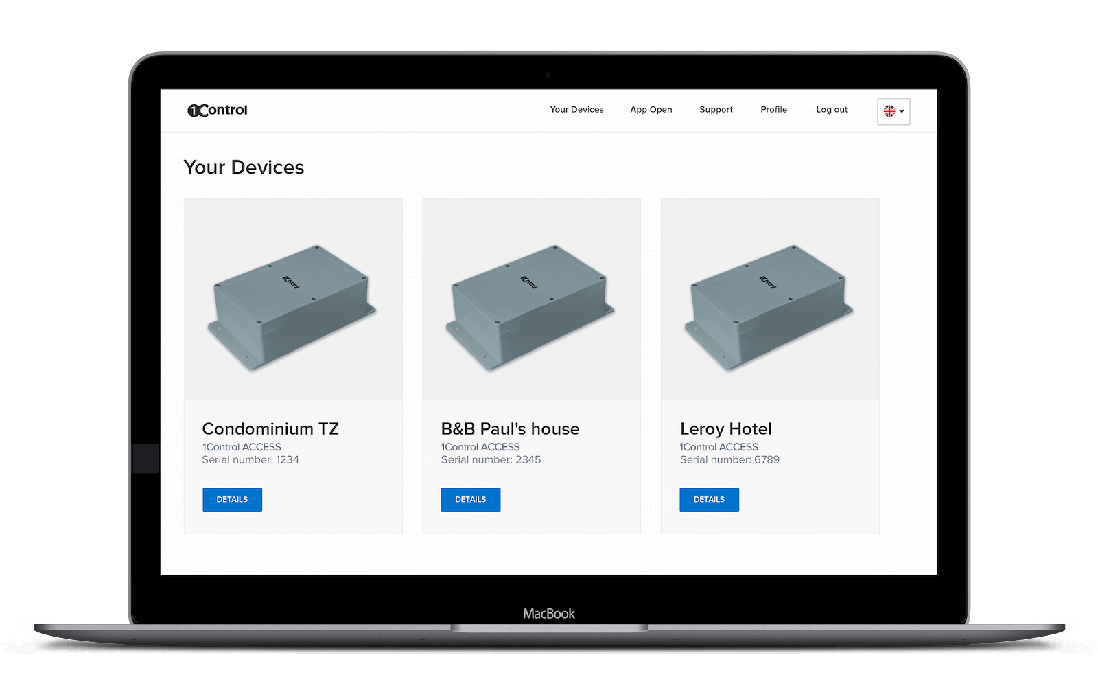 Manage accesses to entrances several apartments buildings and branches with remote controls and smartphones