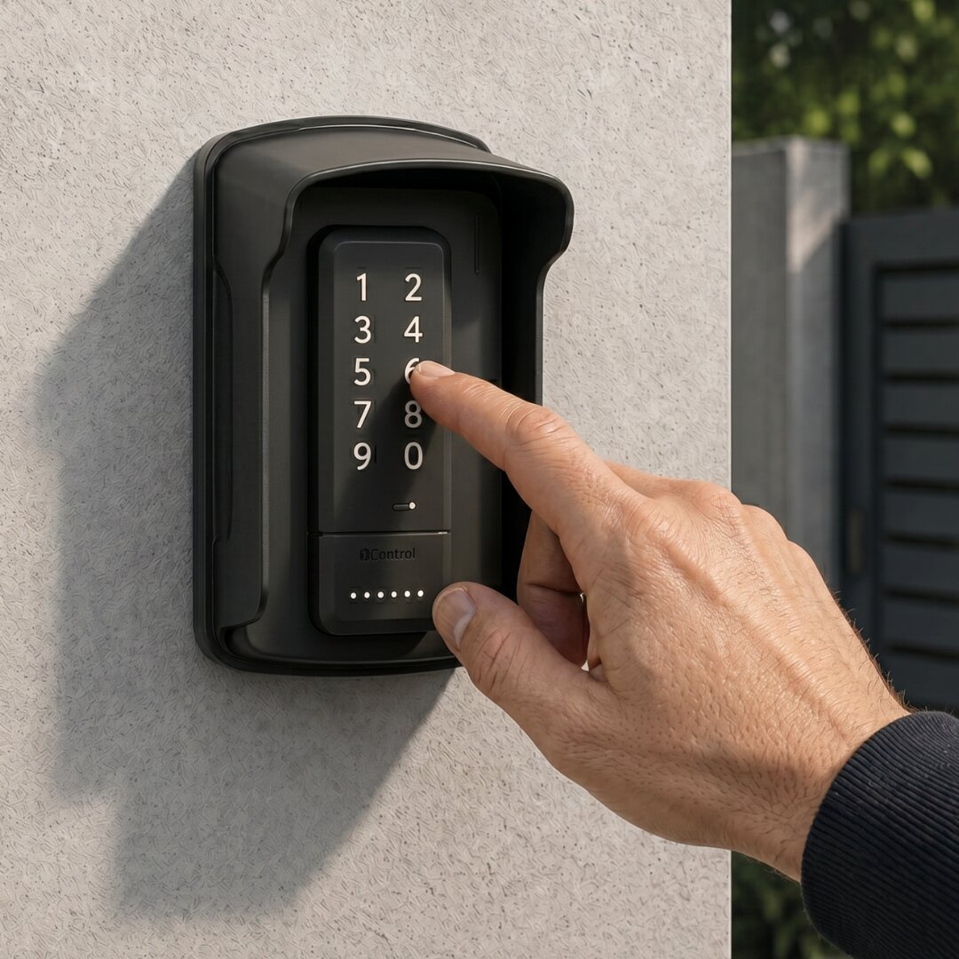 1Control PAD - tastierino smart senza fili con codice PIN per cancelli e garage di B&B e Airbnb