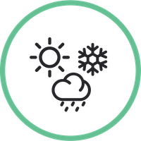 Icono resistente al clima